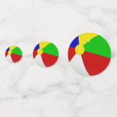 Beach Ball Pool Party Table Confetti (Achterkanten)
