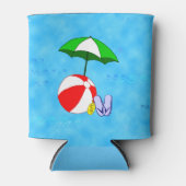 Beach Ball Pool Toys op Waves Koelbox Blikjeskoeler (Voorkant)