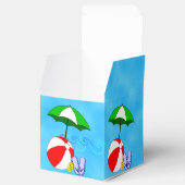 Beach Ball Pool Umbrella Swimming Party Favor Box Bedankdoosjes (Geopend)