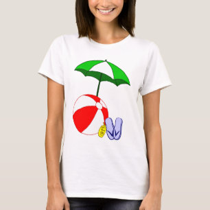 Beach Ball Pool Umbrella T-shirt