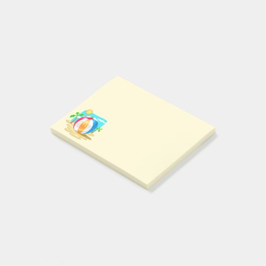 Beach Ball Post-it® Notes (Schuin)