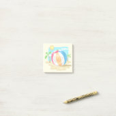 Beach Ball Post-it® Notes (Op bureau)