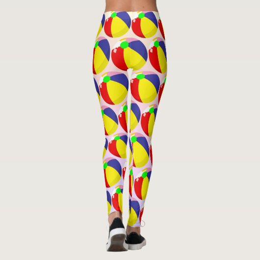 Beach Ball Print Leggings (Achterkant)