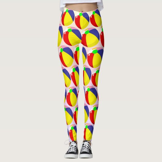 Beach Ball Print Leggings (Voorkant)