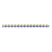 Beach Ball Ribbon Satijnen Lint (Voorkant)