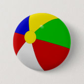Beach Ball Ronde Button 5,7 Cm (Voorkant)