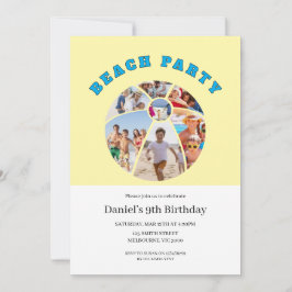 Beach Ball Shape Photos Beach Party Kaart