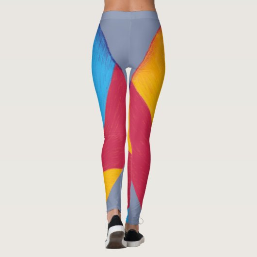 Beach Ball Slate Grey Leggings (Achterkant)
