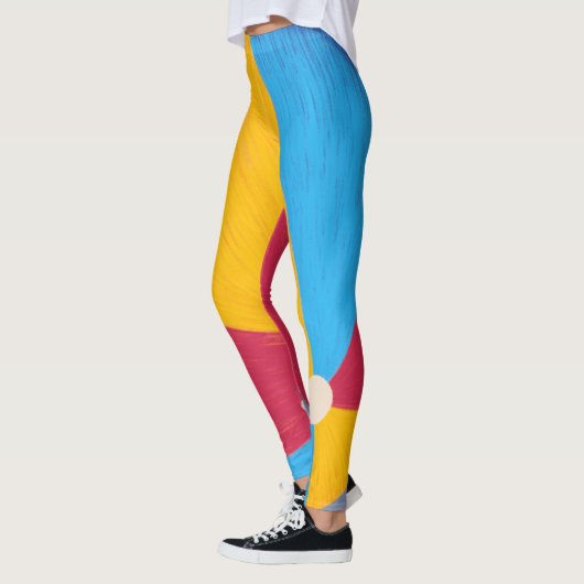 Beach Ball Slate Grey Leggings (Links)