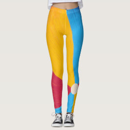 Beach Ball Slate Grey Leggings