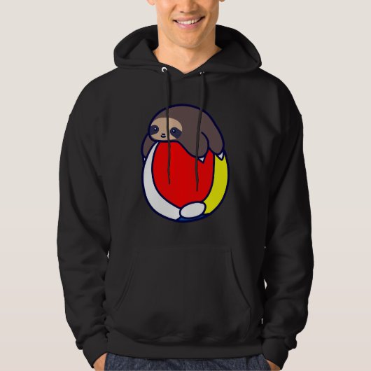 Beach Ball-sleuf Hoodie (Voorkant)