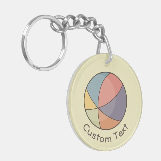 Beach Ball Sleutelhanger (Voorkant Links)