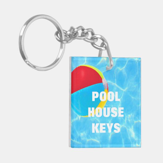 Beach Ball Sleutelhanger (Voorkant Links)