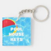 Beach Ball Sleutelhanger (Achterkant)