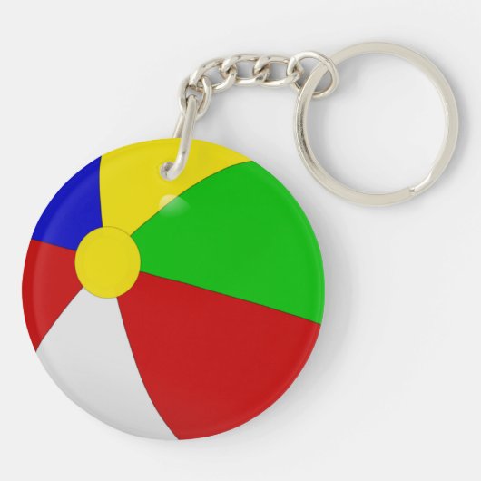 Beach Ball Sleutelhanger (Achterkant)