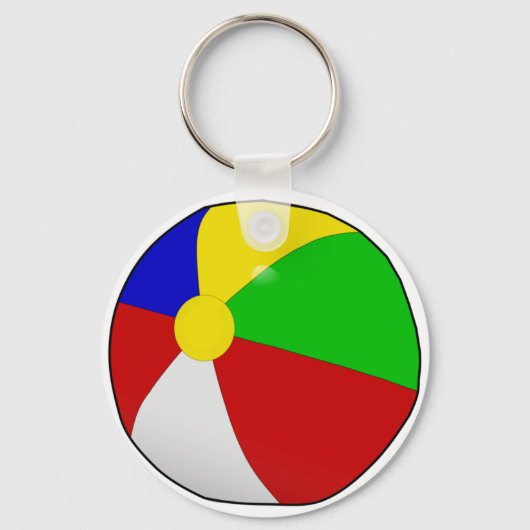 Beach Ball Sleutelhanger (Achterkant)