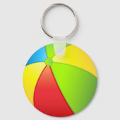 Beach Ball Sleutelhanger ID Label JOUW NAAM en num (Achterkant)