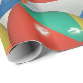 Beach Ball Summer Day Cadeaupapier (Rol Hoek)