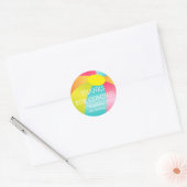 Beach Ball Summer Time Fun Sticker (Envelop)