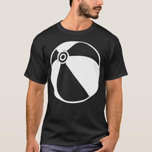 Beach Ball sunset kerstmis T-shirt (Voorkant)