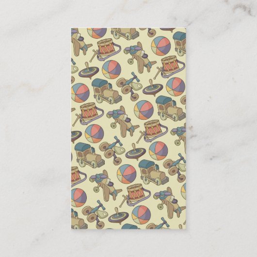 Beach Ball Visitekaartje (Achterkant)