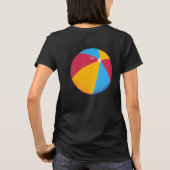 Beach Ball Vrouwen Basic T-shirt (Achterkant)