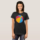 Beach Ball Vrouwen Basic T-shirt (Voorkant volledig)