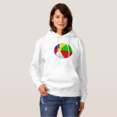Beach Ball Vrouwen Hoodie (Voorkant volledig)