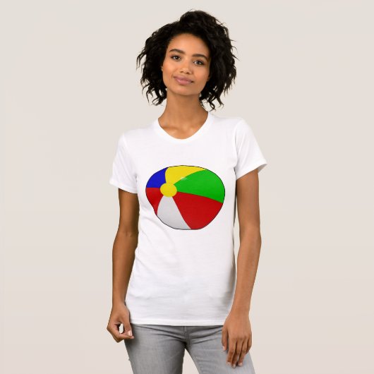 Beach Ball Vrouwen T-shirt (Voorkant volledig)
