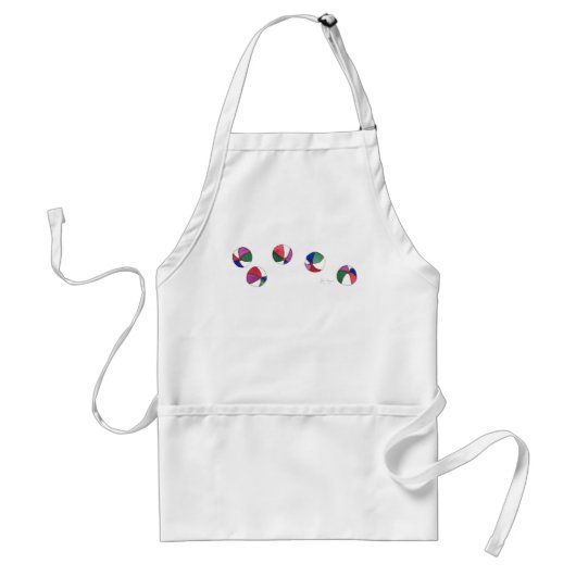 Beach Balls Apron Standaard Schort (Voorkant)