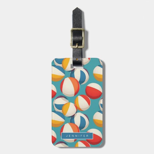 Beach Balls Bagagelabels (Voorkant verticaal)