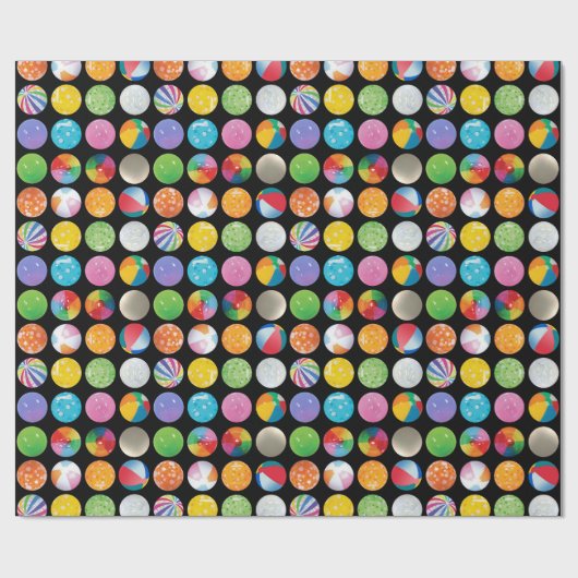 Beach Balls Cadeaupapier (Vlak)