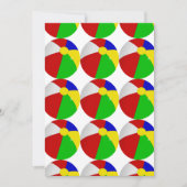 Beach Balls Pool Party Kaart (Voorkant)