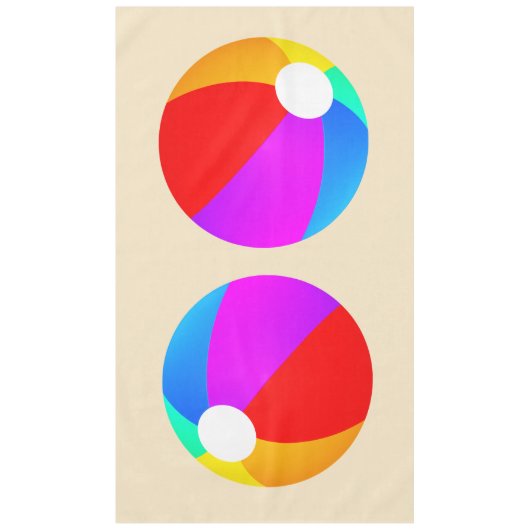 Beach Balls Tafelkleed (Voorkant)