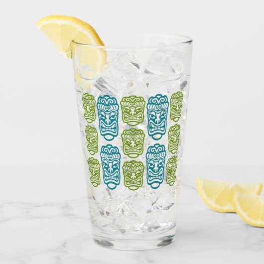 Beach Bar Party Retro Tiki Glas (Voorkant ijs)