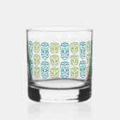 Beach Bar Party Retro Tiki Whisky Glas (Achterkant)