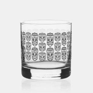 Beach Bar Party Retro Tiki Whisky Glas
