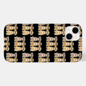 Beach Barkers Bikini Trio met Attitude Case-Mate iPhone Case (Achterkant (horizontaal))