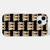 Beach Barkers Bikini Trio met Attitude Case-Mate iPhone Case (Achterkant (horizontaal))