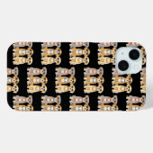 Beach Barkers Bikini Trio met Attitude Case-Mate iPhone Case (Achterkant (horizontaal))