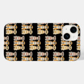 Beach Barkers Bikini Trio met Attitude Case-Mate iPhone Case (Achterkant (horizontaal))
