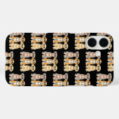 Beach Barkers Bikini Trio met Attitude Case-Mate iPhone Case (Achterkant (horizontaal))