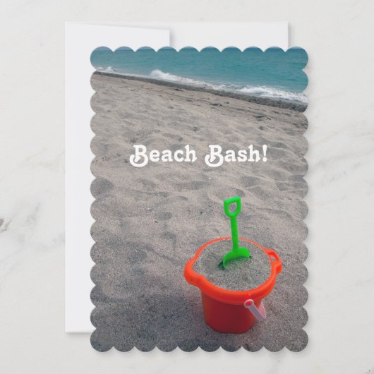 Beach Bash Kaart (Voorkant)