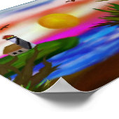 Beach Bay Escape Poster (Hoek)