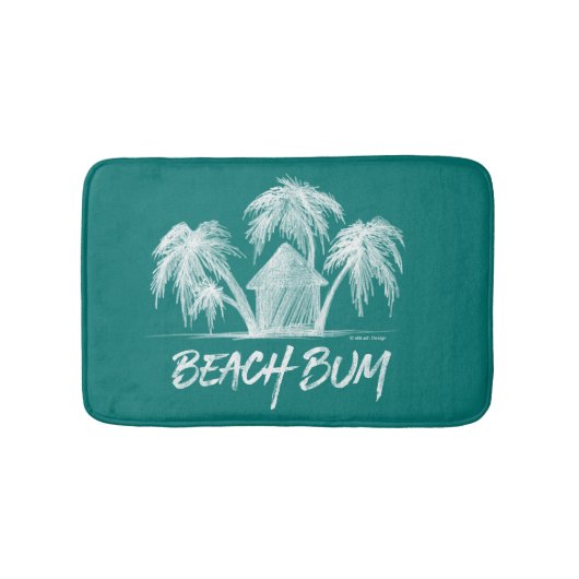 Beach Beach Bathroom Mat. Badmat (Voorkant)