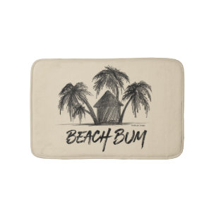 Beach Beach Bathroom Mat. Badmat