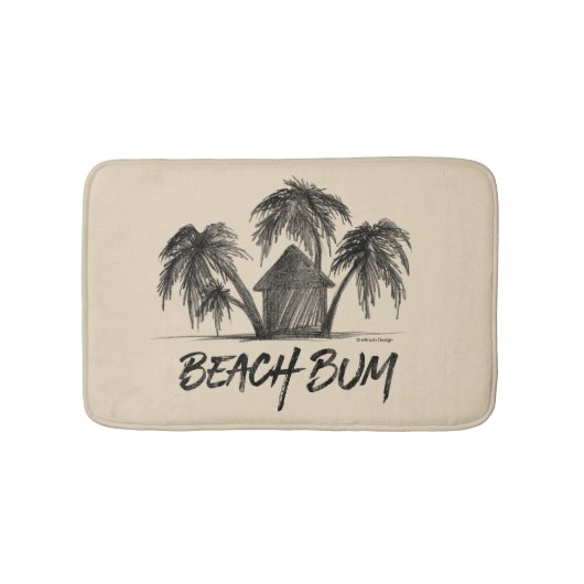 Beach Beach Bathroom Mat. Badmat (Voorkant)