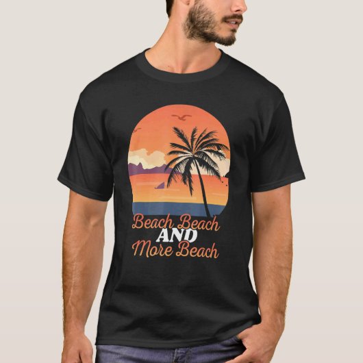 Beach Beach en meer Beach T-shirt (Voorkant)
