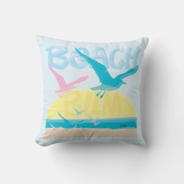 Beach Beach Pillow Kussen (Voorkant)