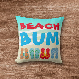 Beach Beach Sand Bright Aqua Waves Kussen